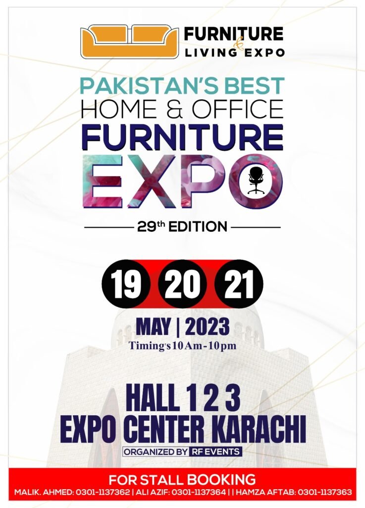 Announcement for Biggest Furniture Expo of the Year at Karachi Expo Center